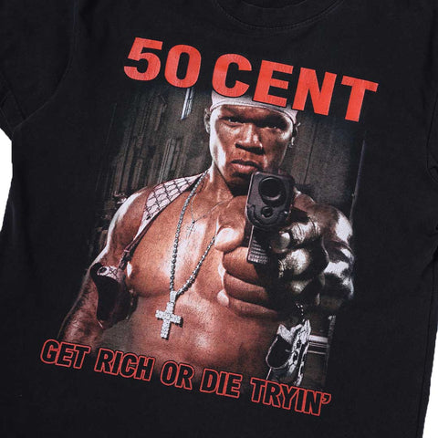 Vintage 50 Cent 'Get Rich Or Die Tryin' T-Shirt
