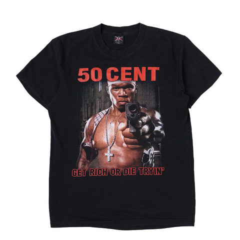 Vintage 50 Cent 'Get Rich Or Die Tryin' T-Shirt