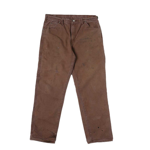 Vintage Dickies Work Pants Cell Pocket Brown