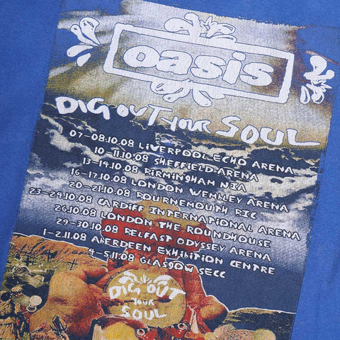 Vintage 2008 Oasis 'Dig Out Your Soul' T-Shirt