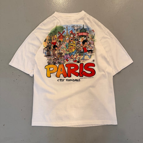 Vintage 90s Paris C'est Formidable T-Shirt