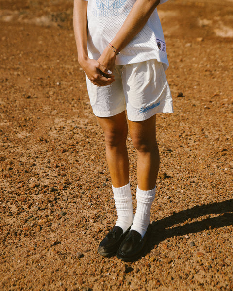 Sabbatical Script Shorts Campus Cotton