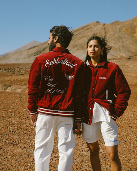 Sabbatical Forrest Varsity Jacket Sapphire Red