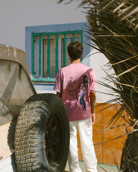 Sabbatical South T-Shirt Varsity Rose