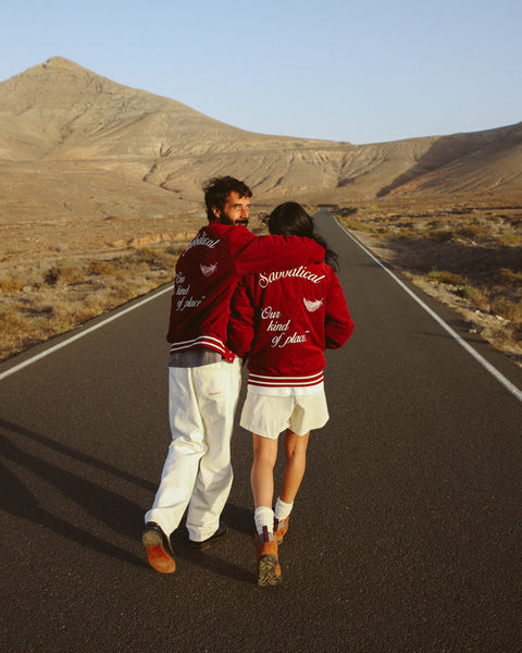 Sabbatical Forrest Varsity Jacket Sapphire Red