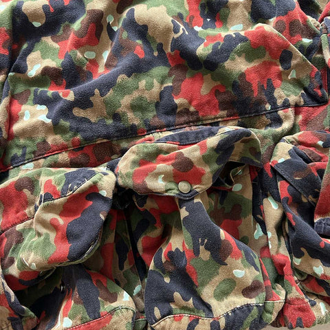 Vintage Military Camouflage Jacket