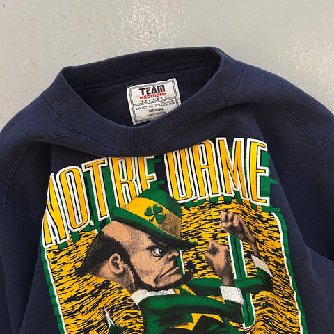 Vintage 90s Notre Dame Fighting Irish Sweatshirt