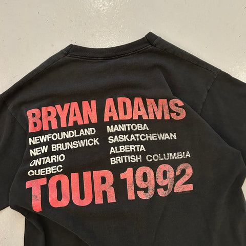 Vintage 1992 Bryan Adams Waking Up The World Tour T-Shirt