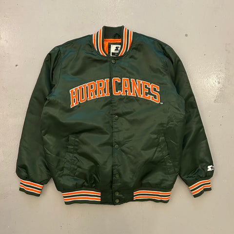Vintage 00s Miami Hurricanes Starter Jacket