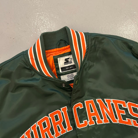 Vintage 00s Miami Hurricanes Starter Jacket