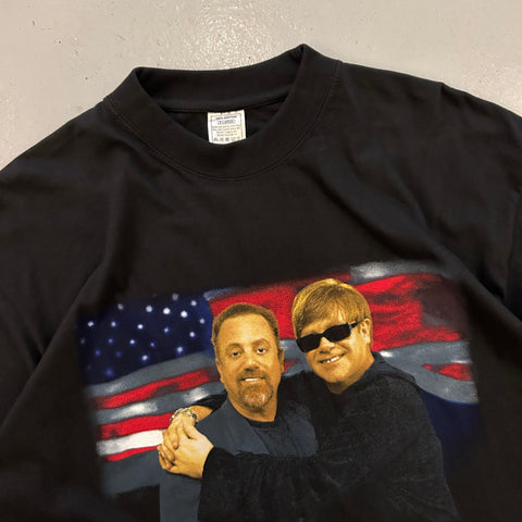 Vintage 1998 Elton John & Billy Joel Face to Face Tour T-Shirt