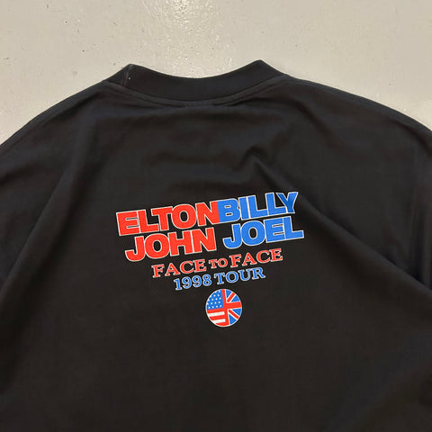 Vintage 1998 Elton John & Billy Joel Face to Face Tour T-Shirt