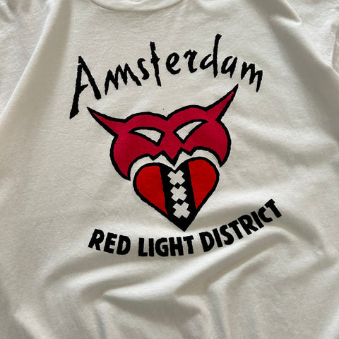 Vintage 90s Amsterdam Red Light District T-Shirt