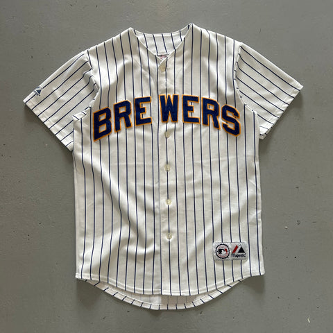 Vintage 2000s Majestic MLB Brewers Jersey
