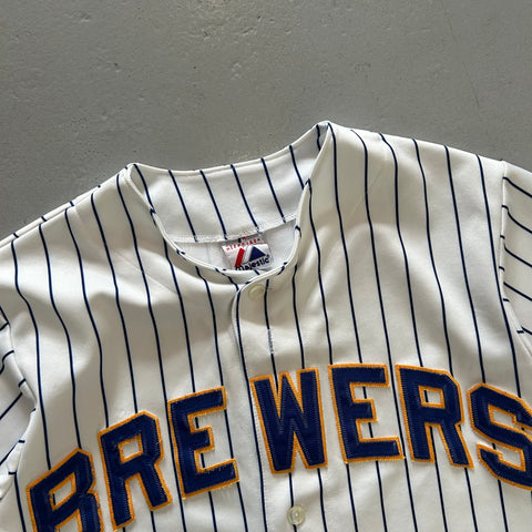 Vintage 2000s Majestic MLB Brewers Jersey