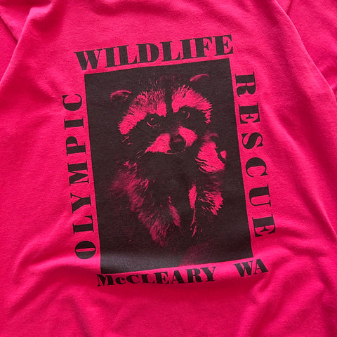Vintage 80s Wildlife Olympic Rescue T-Shirt
