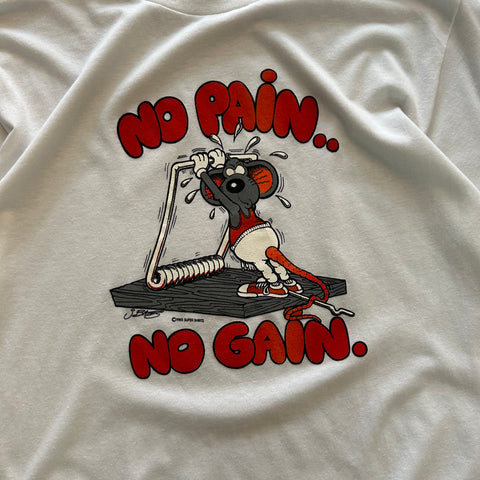 Vintage 1985 No Pain No Gain T-Shirt