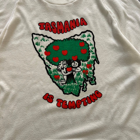 Vintage 80s Tasmania Is Tempting T-Shirt