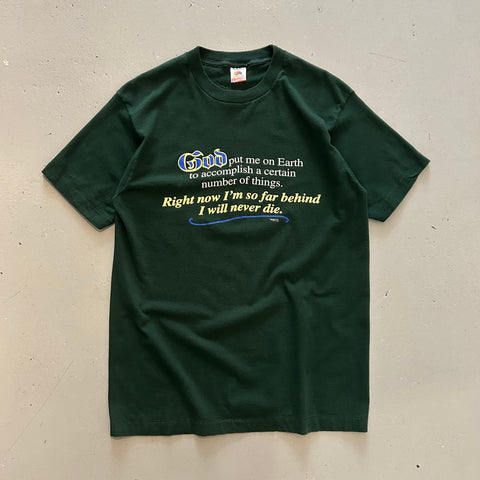 Vintage 90s God Put Me On Earth T-Shirt
