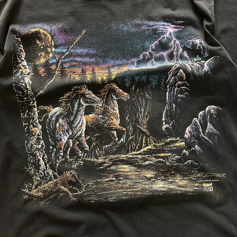 Vintage 1993 Gardner Horses T-Shirt