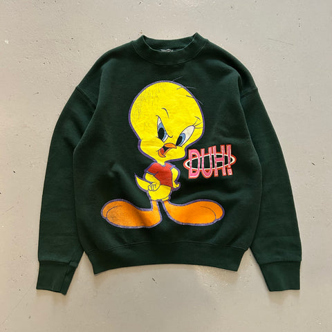 Vintage 90s Tweety DUH Sweater