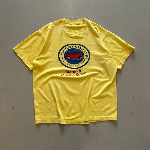 Vintage 80s The Art Of Collision Repair T-Shirt