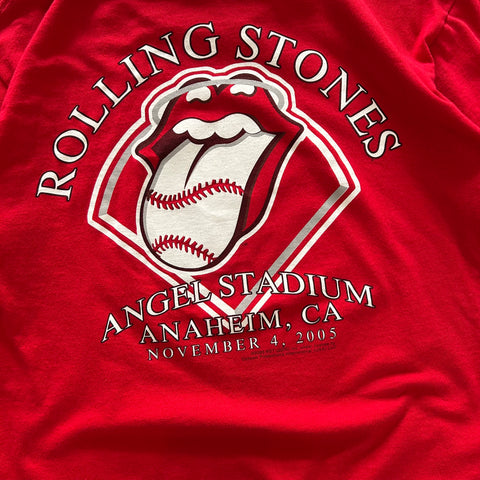 Vintage 2005 The Rolling Stones Angel Stadium T-Shirt