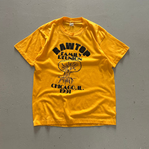 Vintage 1991 Rawtop Family Reunion Chicago T-Shirt