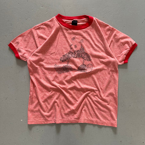 Vintage 80s Giant Panda Ringer