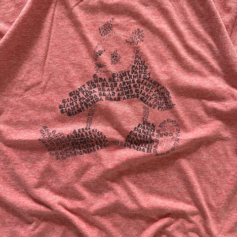 Vintage 80s Giant Panda Ringer