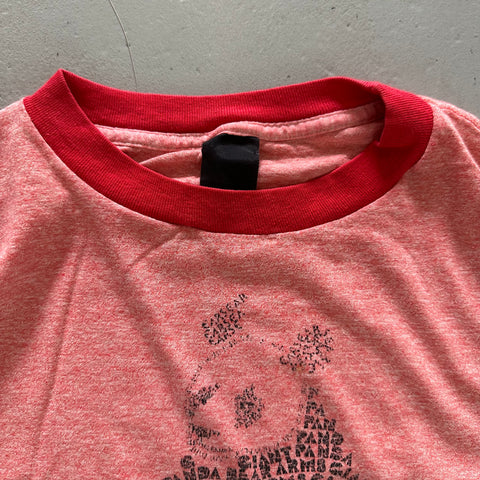 Vintage 80s Giant Panda Ringer