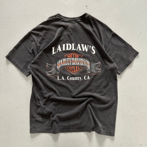 Vintage 1992 Harley Davidson Laidlaw's T-Shirt