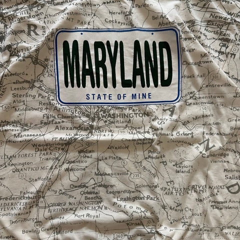 Vintage 90s Maryland State of Mine T-Shirt