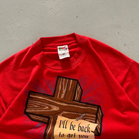 Vintage 90s 'I'll Be Back To Get You Soon' T-Shirt