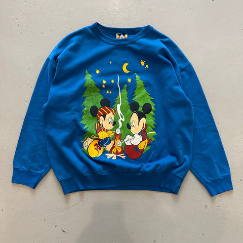 Vintage 90s Mickey & Minnie Mouse Sweater