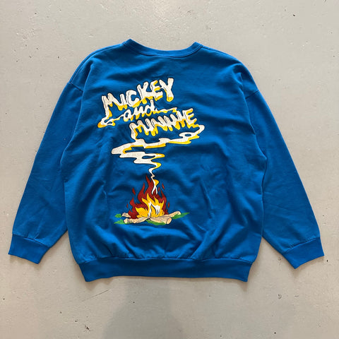 Vintage 90s Mickey & Minnie Mouse Sweater