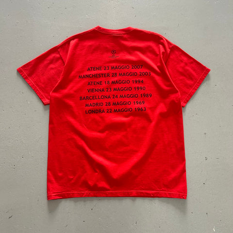 Vintage 2007 AC Milan Champions League T-Shirt