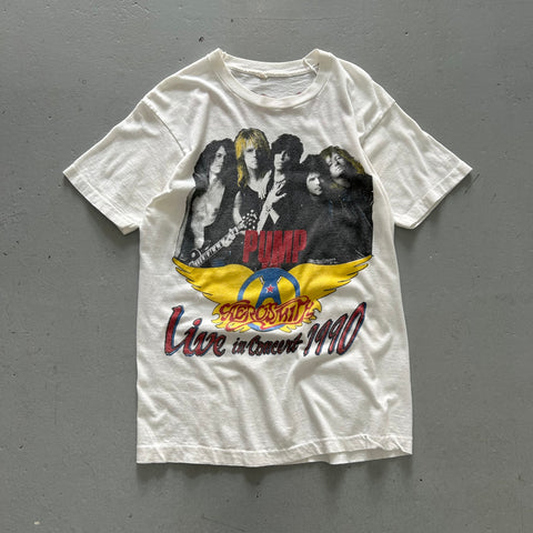 Vintage 1990 Aerosmith Pump Live In Concert T-Shirt