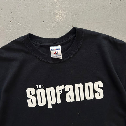 Vintage 2000s The Sopranos T-Shirt Black White