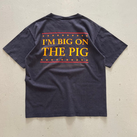 Vintage 90s Piggly Wiggly I'm Big On The Pig T-Shirt