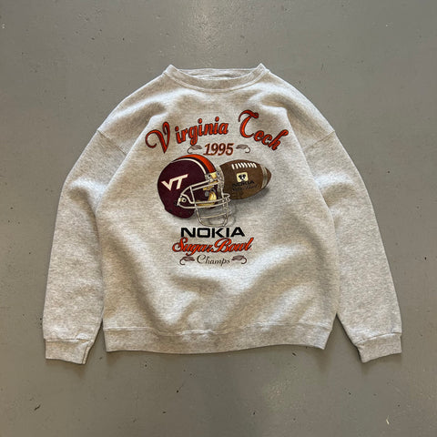 Vintage 1995 Virginia Tech Sugar Bowl Champs Sweatshirt