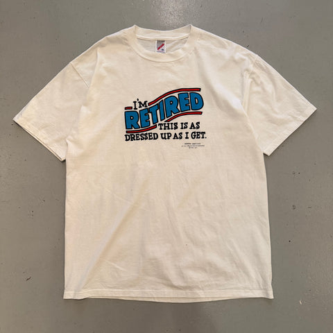 Vintage 90s I'm Retired T-Shirt