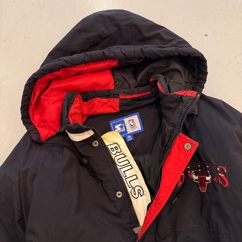 Vintage NBA Chicago Bulls Hooded Starter Jacket