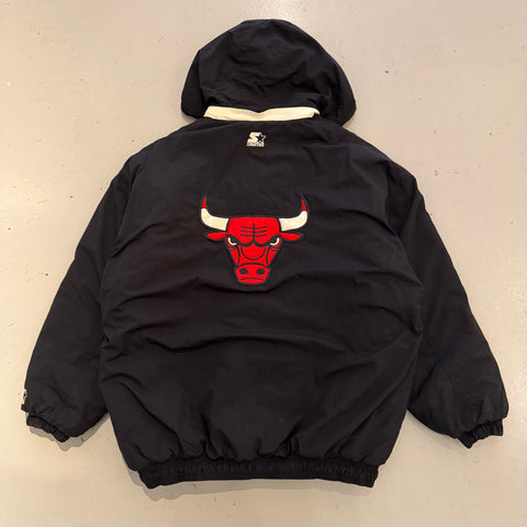 Vintage NBA Chicago Bulls Hooded Starter Jacket