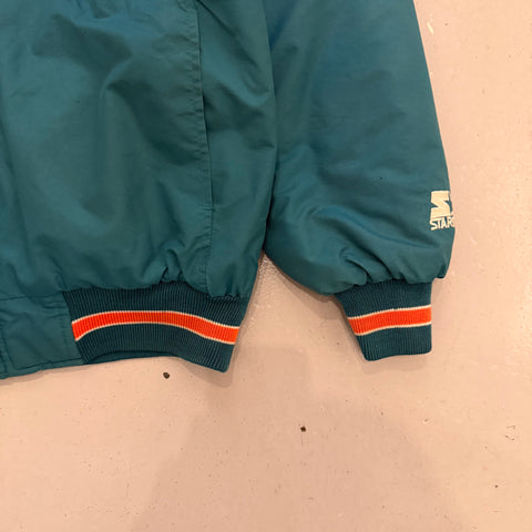 Vintage NFL Miami Dolphins Hooded Starter Jacket