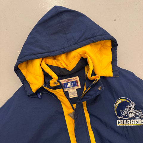 Vintage 90s Starter San Diego Chargers Anorak Jacket