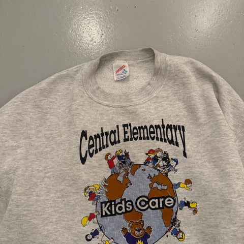 Vintage 90s Kids Care Sweatshirt