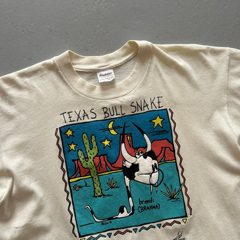 Vintage 1990 Texas Bull Snake T-Shirt
