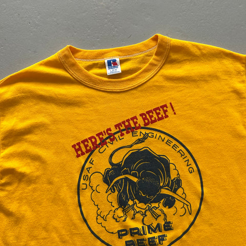 Vintage 90s USAF Civil Engineering T-Shirt