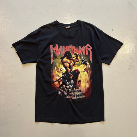 Vintage 1997 Manowar 'Hell On Wheels' T-Shirt